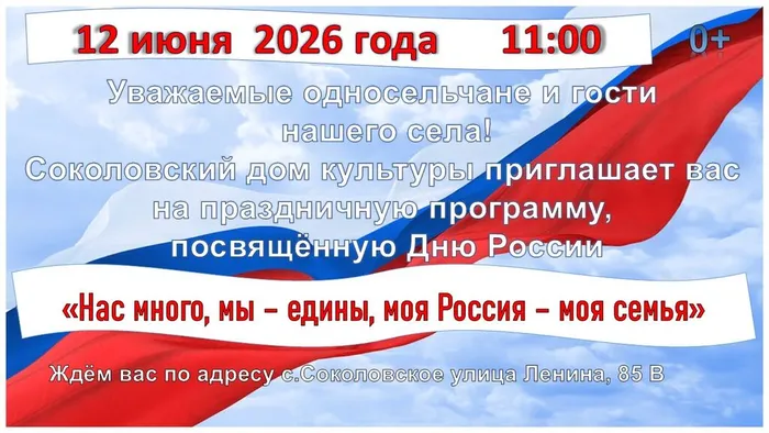 "Нас много, мы - едины, мояРоссия - моя семья" - концерт, посвящённый Дню России