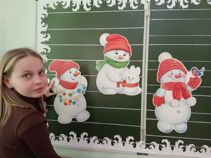 Как "Казачата" украсили класс к Новому году